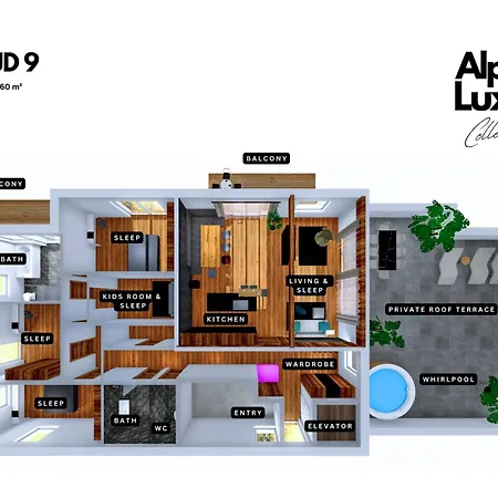 Apartment Cloud 9 - Alpenluxus Collection Fuegen