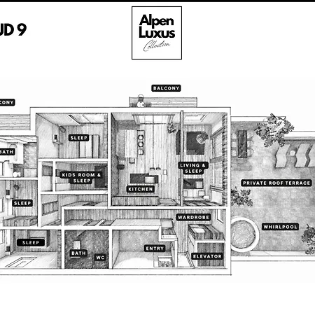 Апартаменты Cloud 9 - Alpenluxus Collection Фюген