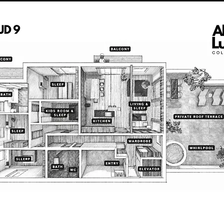 Cloud 9 - Alpenluxus Collection 아파트