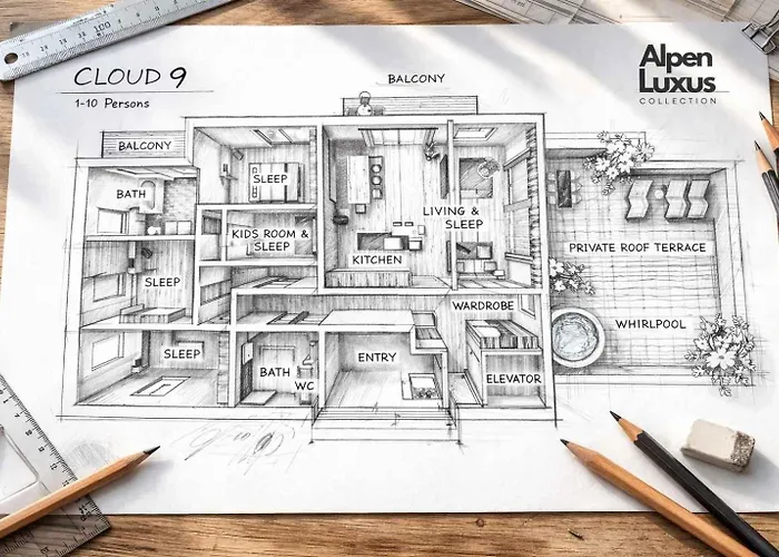 Cloud 9 - By Alpenluxus Collection Holiday home *